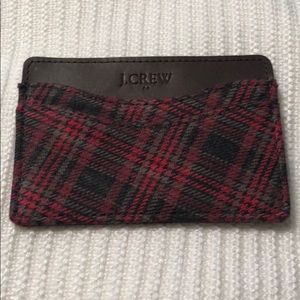 J. Crew card holder wallet